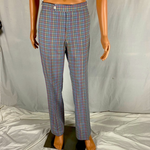 VTG resort pants multi plaid size 34/32 - Picture 1 of 6